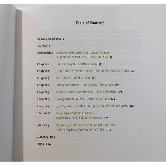 George Foreman Lean Mean Fat Reducing Grilling Machine Cookbook 2000 Trade PB - Picture 4 of 4